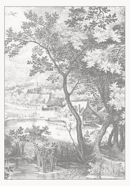 Carta da parati in tessuto non tessuto Engraved Landscapes