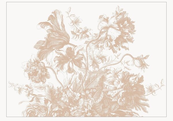 Carta da parati Engraved Flowes