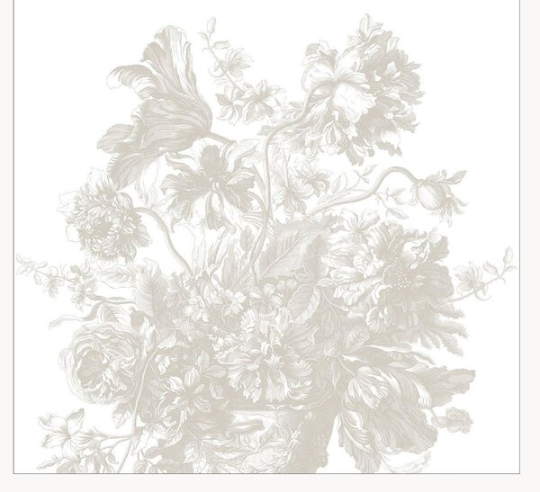 Carta da parati Frans Uyterlinde - Engraved Flowers