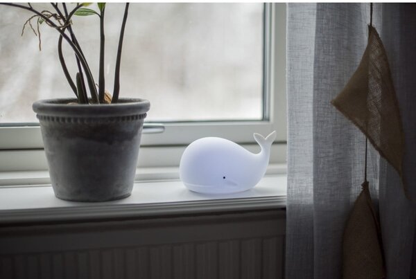 Luce notturna bianca a LED per bambini Whale – Star Trading