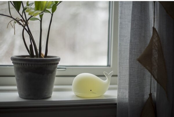 Luce notturna bianca a LED per bambini Whale – Star Trading