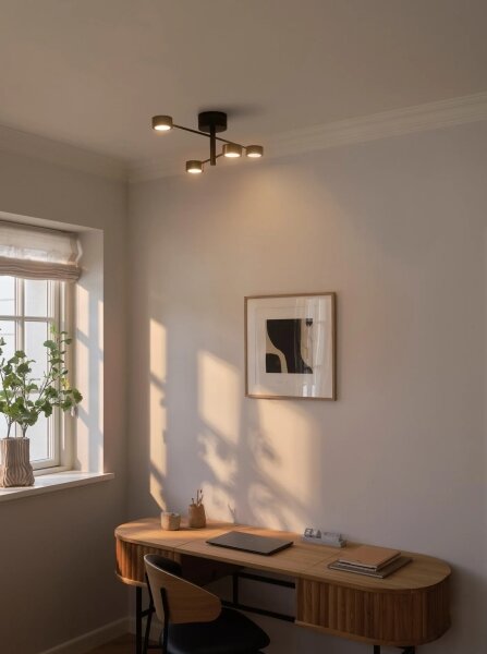 Nordlux - Plafoniera LED da soffitto CLYDE 4xLED/4W/230V