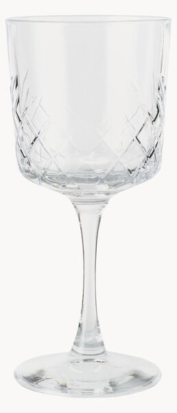 Set di 4 bicchieri da vino Line