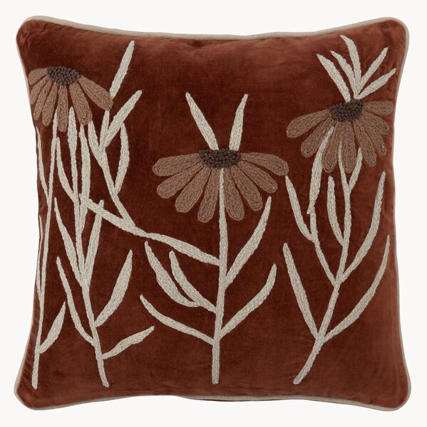 Cuscino decorativo in cotone Flowers