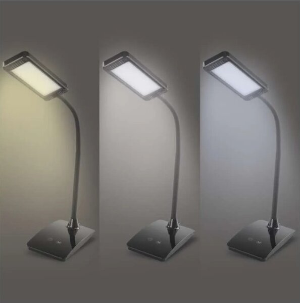 Lampada da tavolo LED dimmerabile EDDY LED/6W/230V 3000/4500/6800K nera