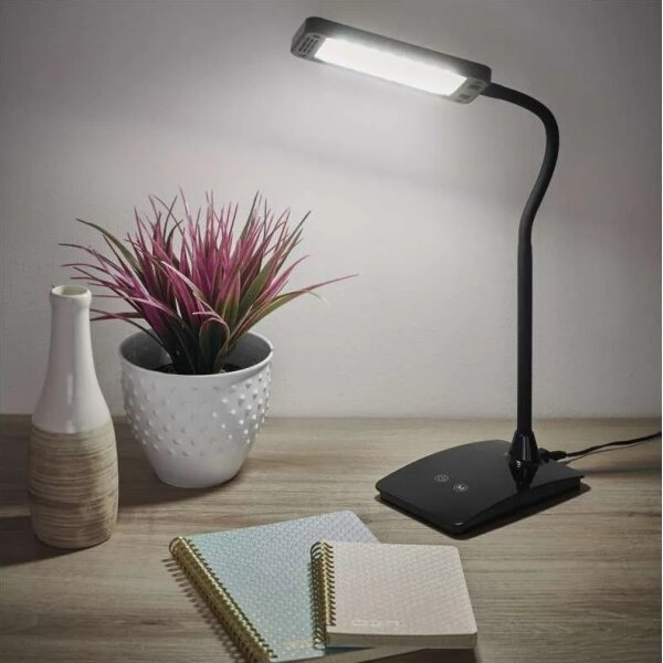 Lampada da tavolo LED dimmerabile EDDY LED/6W/230V 3000/4500/6800K nera