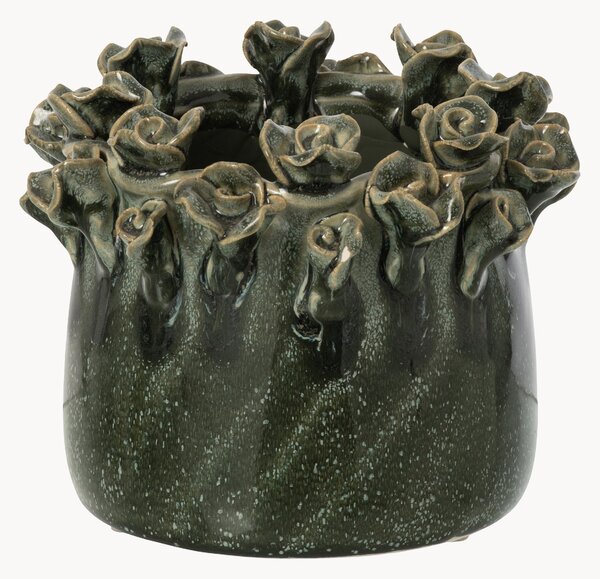 Portavaso in ceramica Roses