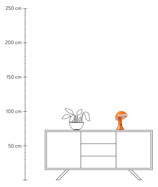 Lampada da tavolo piccola con paralume orientabile Elmetto