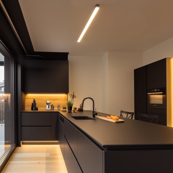 Brilagi - Plafoniera LED a montaggio superficiale FULLDAY LED/20/30/40W/230V 2700/4000/6000K nera