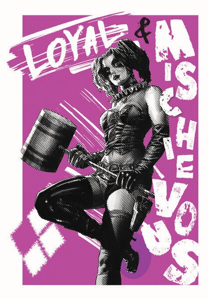 Stampa d'arte Batman - Harley Quinn, (26.7 x 40 cm)