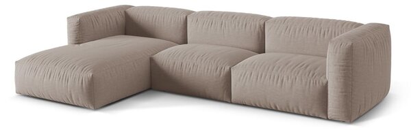Divano angolare componibile beige (angolo sinistro) Martina - Micadoni Home