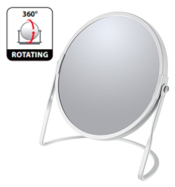 Specchio per make-up con ingrandimento (con ingrandimento 5x) ø 18 cm Akira – Spirella