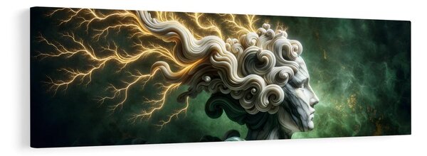 Quadro su tela – Energia della natura nel volto di una donna