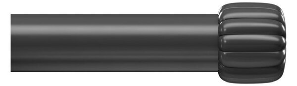Bastone per tende nero opaco in acciaio regolabile 91 - 168 cm Cleo – Umbra
