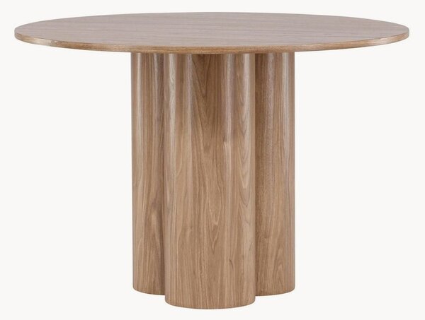 Tavolo rotondo effetto legno Olivia, Ø 110 cm