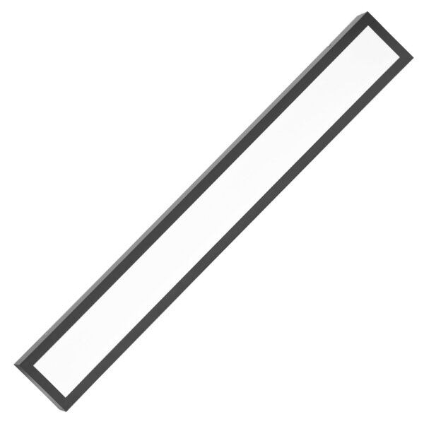 Ecolite Nero LED Plafoniera per ufficio 120cm 36W TL1902-36W/CR