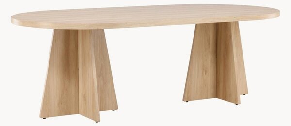 Tavolo ovale effetto legno Bootcut, 230 x 115 cm