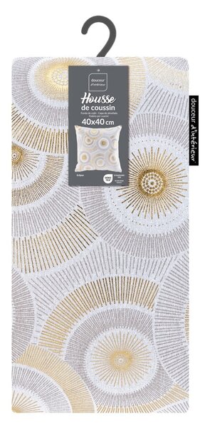 Federa decorativa in cotone 40x40 cm Eclipse – douceur d'intérieur
