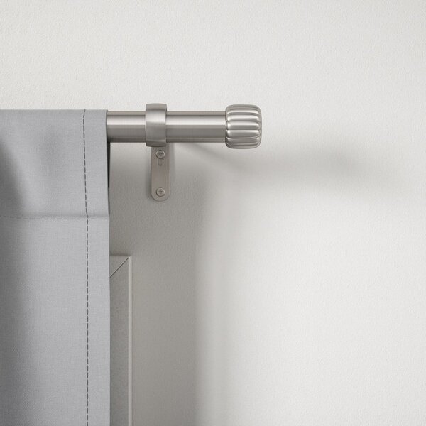 Bastone per tende argentato in acciaio regolabile 91 - 168 cm Cleo – Umbra