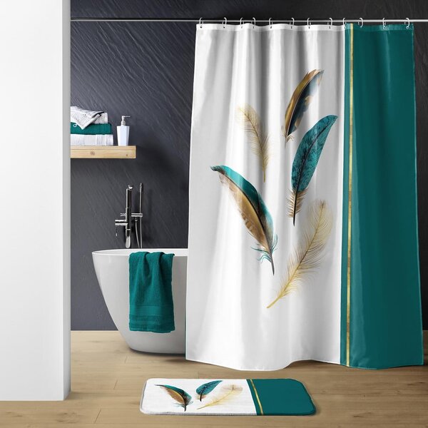 Tenda per doccia 180x200 cm Plumiss – douceur d'intérieur
