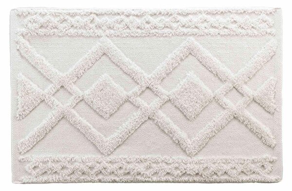 Tappetino per il bagno bianco 50x80 cm Gladis – douceur d'intérieur