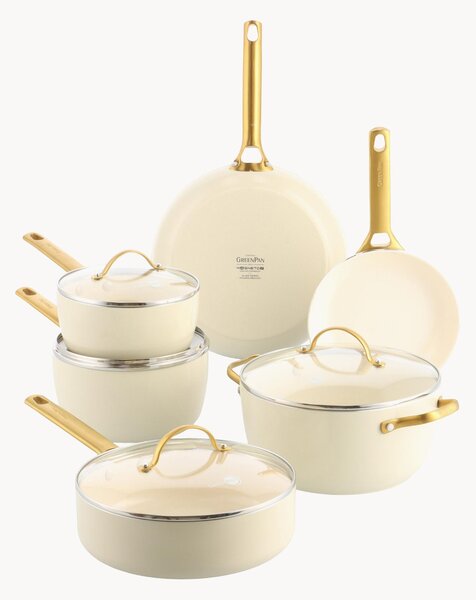 Set di pentole con coperchio Padova 10 pz
