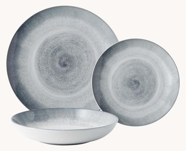 Servizio di piatti assortiti Vulcano, 4 persone, set da 12