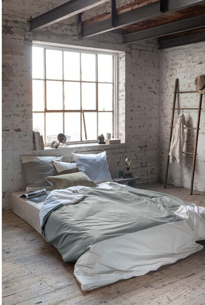 Set per letto singolo color kaki in percalle in cotone 140x200 cm Colore - Mette Ditmer Denmark