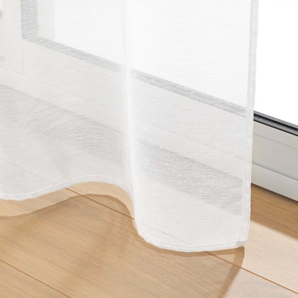 Tenda sottile bianca in voile 300x240 cm Lissea – douceur d'intérieur