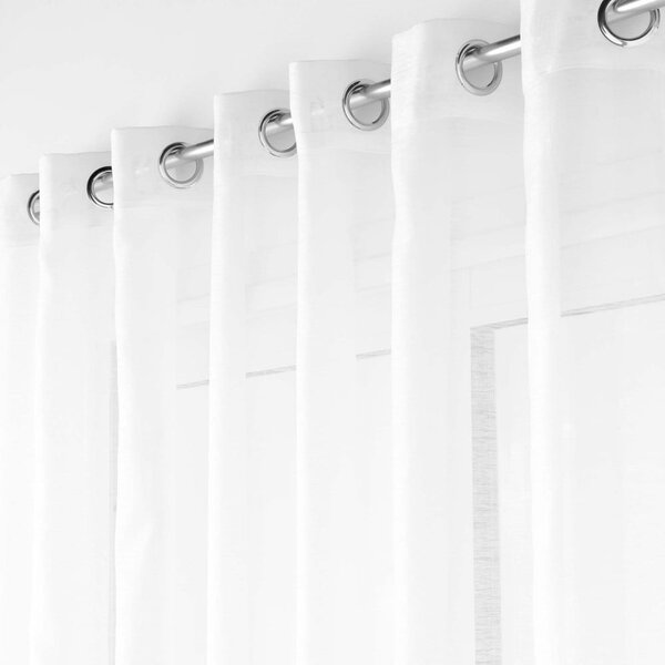 Tenda sottile bianca in voile 300x240 cm Lissea – douceur d'intérieur