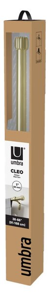 Bastone per tende dorato in acciaio regolabile 91 - 168 cm Cleo – Umbra