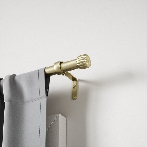 Bastone per tende dorato in acciaio regolabile 91 - 168 cm Cleo – Umbra