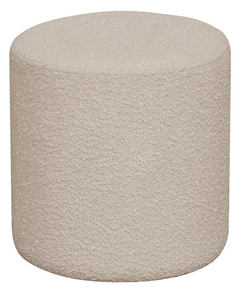 Sgabello in tessuto bouclé beige Ejby - House Nordic