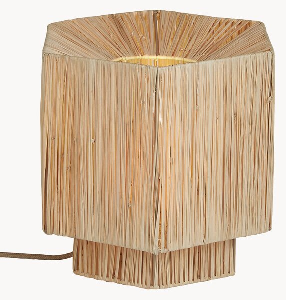 Lampada da tavolo in rafia Panama