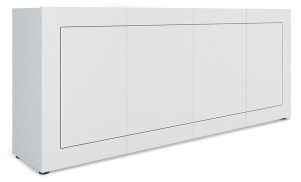 Madia 4 Ante 200x40x83,5 cm Elios Bianco Lucido