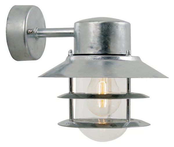 Nordlux - Applique da esterno BLOKHUS 1xE27/60W/230V IP54 argento