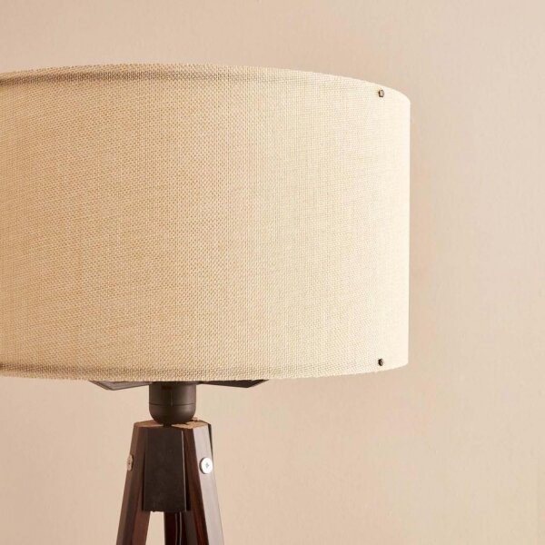 Lampada da terra AYD 1xE27/40W/230V marrone/beige