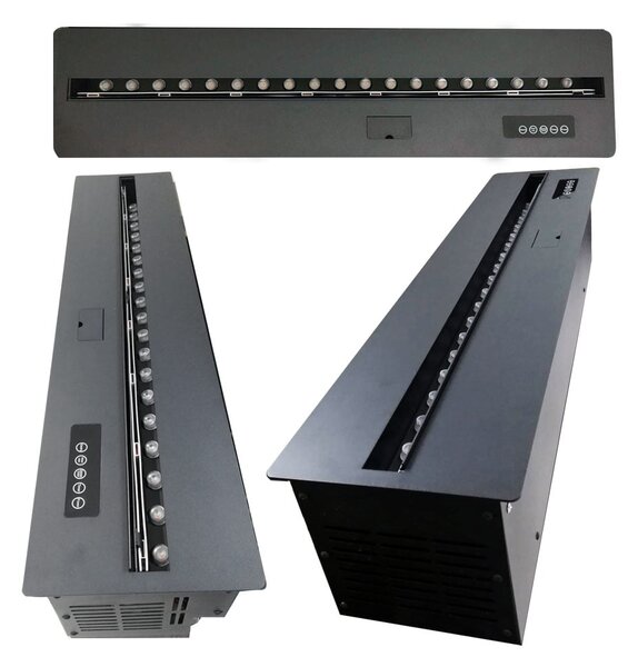 Camino elettrico 3D a vapore acqueo da incasso, Led, con l’app, ElectricSun MISTique medio 100 cm