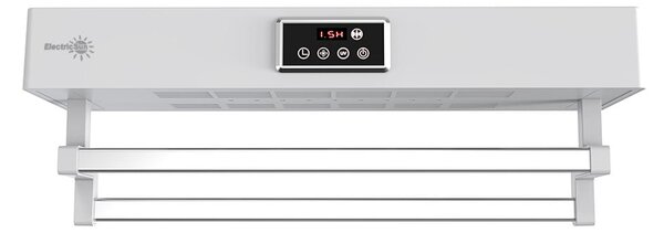 Asciugasalviette Elettrico con Disinfettante UV per Bagno/Cucina, a parete, L60cm, 450W, ElectricSun Standard bianco
