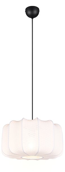 Lampada a sospensione Japandi nera e bianca 40cm - Madleine