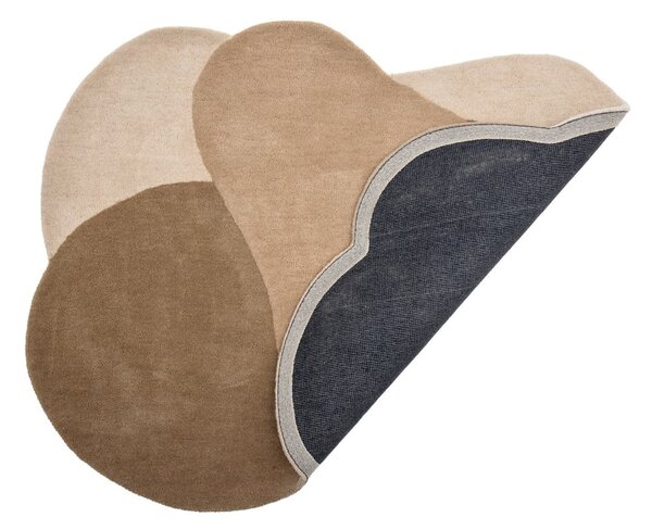 Tappeto in lana marrone 110x140 cm Denton - Bloomingville