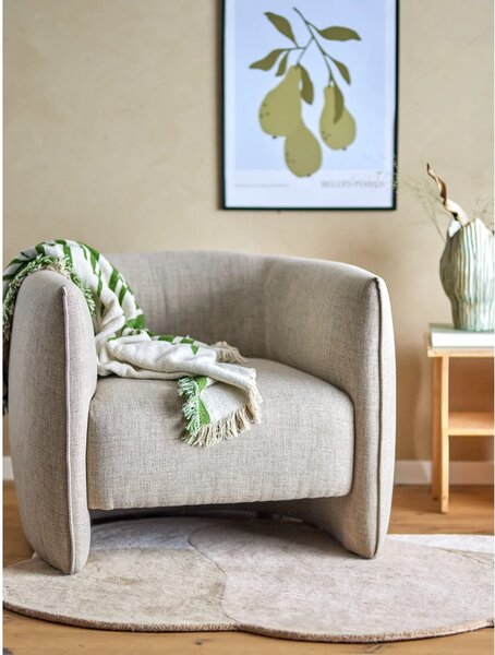 Tappeto in lana marrone 110x140 cm Denton - Bloomingville