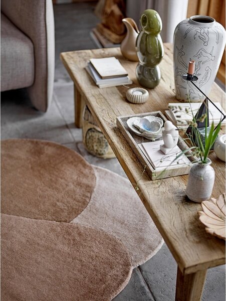 Tappeto in lana marrone 110x140 cm Denton - Bloomingville