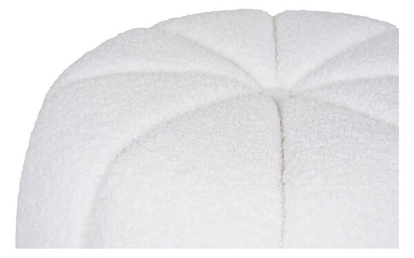 Sgabello in tessuto bouclé bianco Paisley - House Nordic