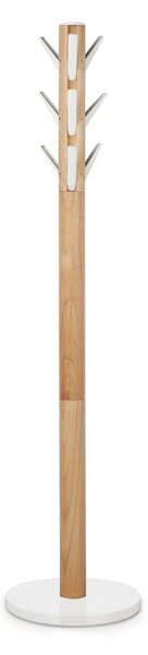 Appendino in legno bianco in gomma naturale Flapper - Umbra