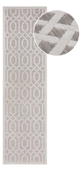 Tappeto beige per esterni 66x230 cm Mondo - Flair Rugs