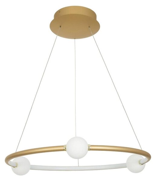 Luce dimmerabile Celia con telecomando, variante: 36 W, 3000 K, 2036 lm, Ø 640 mm, oro