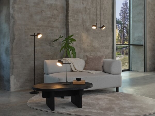 Osram - Lampada a sospensione LED dimmerabile su cavo DECOR KYOTO 2xLED/10W/230V nero