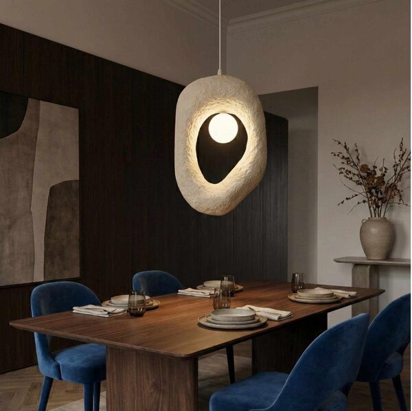 Brilagi - Lampada a sospensione con cavo WABI SABI 1xE27/40W/230V colore crema