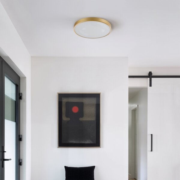 Brilagi - Lampada LED dimmerabile GLASS POOL DOUBLE LED/48W/230V 40 cm dorata + telecomando